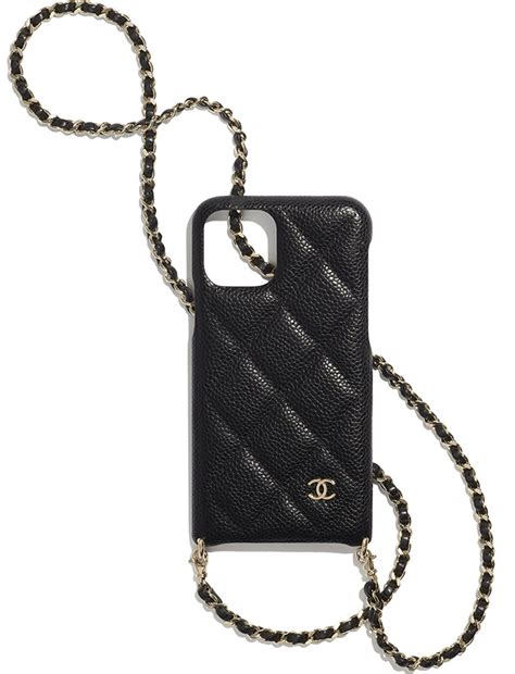 phone cases chanel|Chanel iphone case with chain.